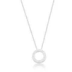 Colar Circulo Vazado Cravejado - comprar online