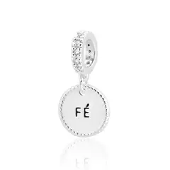 Berloque medalha “fé”