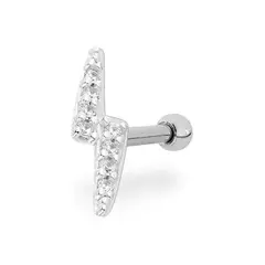 Piercing raio cravejado