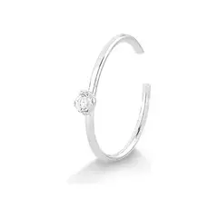 Piercing nariz argola com zircônia
