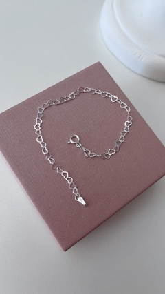 Pulseira elo de coração - comprar online