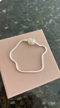Pulseira Life Pandora Coração Cravejado - comprar online