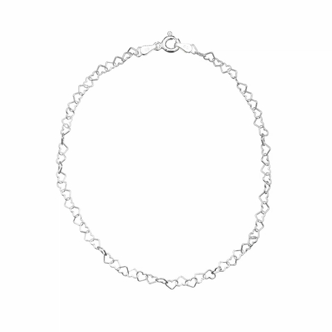 Tornozeleira elo de coração