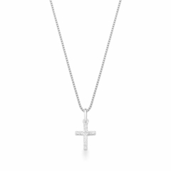 Colar de Cruz Cravejada - comprar online