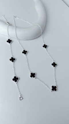 Choker Trevo Ônix - A.C