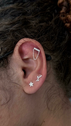 Piercing Zircônia Corrente - A.C