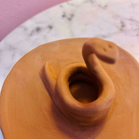 Porta-anéis Serpente