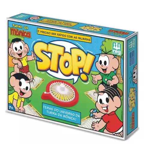 Jogo diverso T. da Monica Stop - Nig Brinquedos