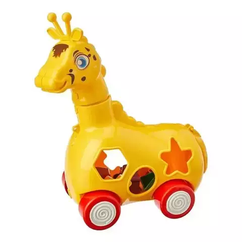 Brinquedo Educativo Girafa Lola com Blocos - Kendy Brinquedos