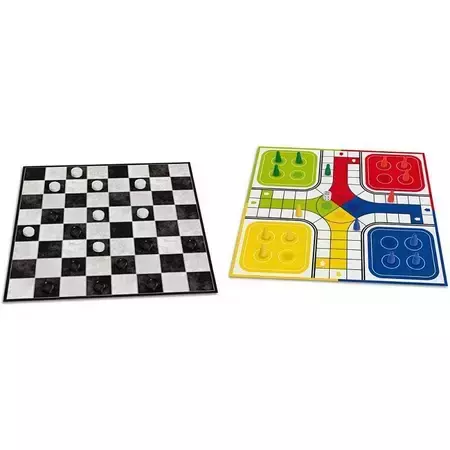 Jogo de tabuleiro Dama e Ludo - Nig Brinquedos