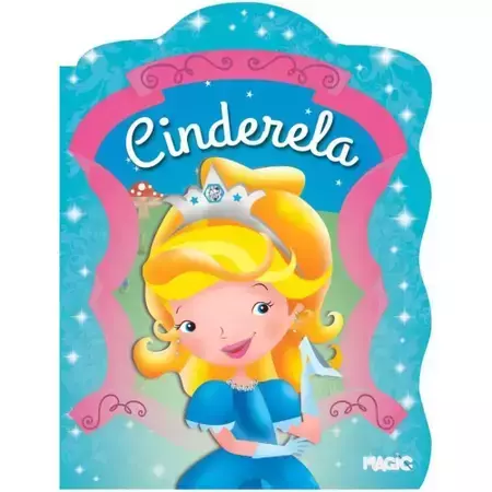 Livro Infantil Ilustrado Cinderela Contos Classicos Recortado - Magic Kids