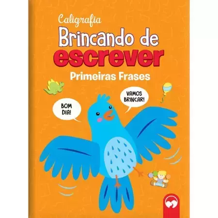 Livro Caligrafia N.04 Primeiras Frases 24 pg. - Vale Das Letras
