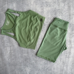 Biker verde oliva - comprar online