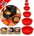 Kit 6 Formas Silicone Para Air Fryer Reutilizável Com Alça U na internet