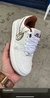 Nike LV Branco Detalhes Marrom