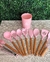 kit 12 peças de Utensílios, silicone e bambu - comprar online