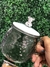 Caneca de Vidro 400ml com urso na Tampa e colher de inox