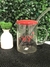 CANECA DE VIDRO BOROSILICATO FRASES 400ML + CANUDO de VIDRO E TAMPA DE CERAMICA