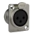 KIT 2 CONECTORES WIRECONEX WC 1023 FP BK NI XLR FEMEA PAINEL - comprar online