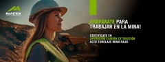 Banner de la categoría Programa Mujer Minera
