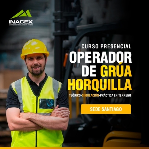 OPERACIÓN SEGURA GRÚA HORQUILLA PRESENCIAL SANTIAGO