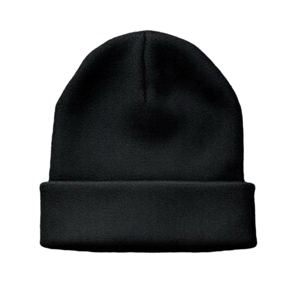 Gorro de Lana Beanie Negro Básico NIÑOS