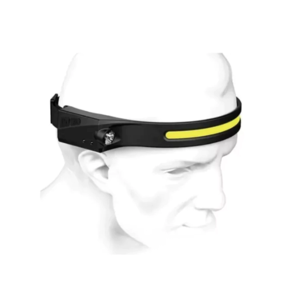 Linterna minera LED potente + lectura USB