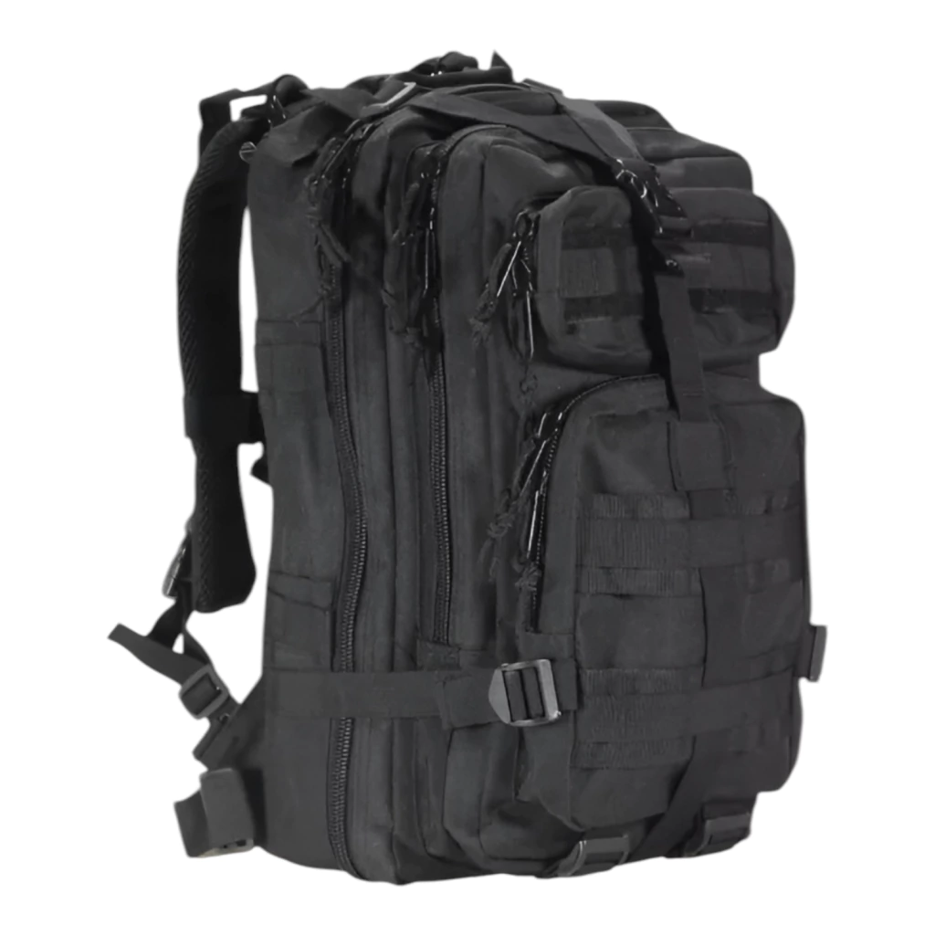 Mochila táctica Negra Militar 25 litros