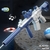 Brinquedo de tiro com pistola elétrica Glock para crianças, divertido pistola de água, automático completo, brinquedo de praia de verão para crianças,
