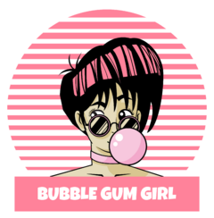 BUBBLE GUM GIRL - comprar online