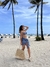Saída de Praia Canga Crochet Azul na internet