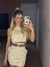 Saia couro Leona Martins - comprar online