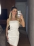 Vestido couro Valeska Leona Martins na internet