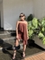 Conjunto assimétrico Mariella marrom - comprar online