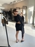 Conjunto linho Hadassa preto