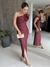 Vestido Prada Longuete Thaisa bordô na internet