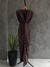 Vestido midi ombreiras Juliete - loja online