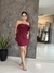 Vestido babado Marsala na internet
