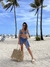 Saída de Praia Canga Crochet Azul - comprar online