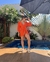 Saída de Praia Kimono Laranja - comprar online