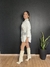 Jaqueta camisa jeans Ana Castela cravejada em strass - comprar online