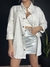 Jaqueta camisa jeans Ana Castela cravejada em strass - Muriê store