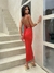 Vestido midi amarração costas Jady na internet