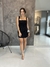 Vestido curto aplicaçao flores - comprar online