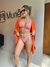 Biquini Cortininha Tigre Laranja - loja online