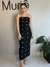 Vestido midi com pedrarias - comprar online