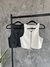 Cropped couro transsado Leona Martins - Muriê store