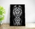 Imagem do Quadro decorativo Leão e dois filhotes