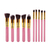 Kit 10 pinceis de maquiagem Pinceis esfumar contorno Kabuki profissional - comprar online