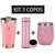 Kit com garrafa led termometro digital 500mls + como termico 473mls + copo cuia 350mls na internet